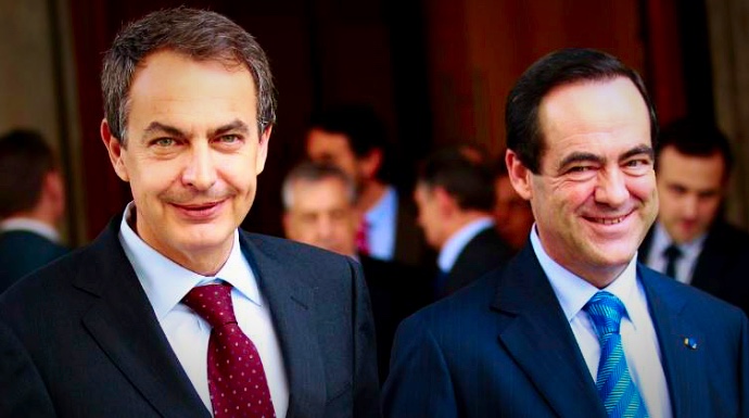 Zapatero y Bono, en una imagen de archivo.
