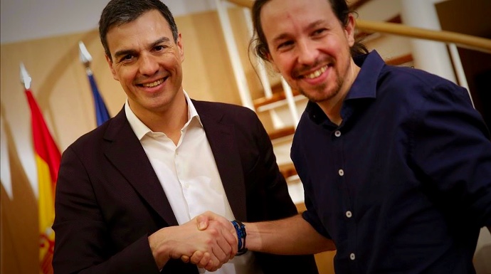Pedro Sánchez y Pablo Iglesias, en una imagen reciente.