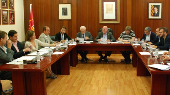 Reunión de los miembros del Consejo de Arán, que reúne a los alcaldes de la zona.