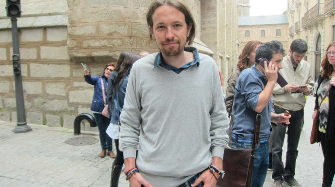 Pablo Iglesias, en abril de 2014