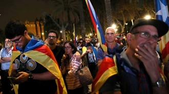 Las imágenes más crueles de la desolación de los independentistas dan la vuelta a España