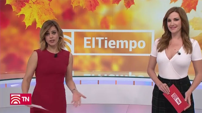 Elena Miñambres y Ainhoa González.