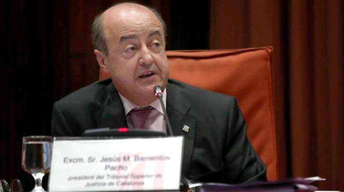 Jesús María Barrientos, presidente del TSJ de Cataluña.