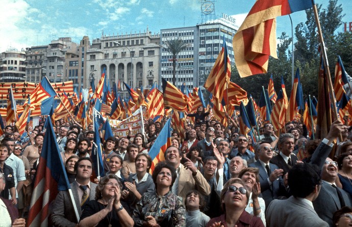 Manifestación en 1977