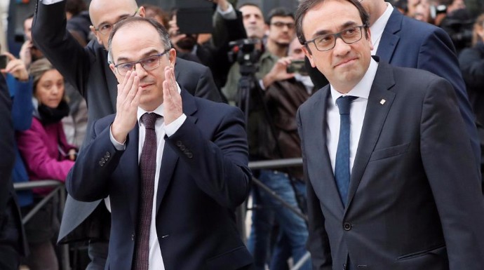 Jordi Turull (izquierda) y Josep Rull.