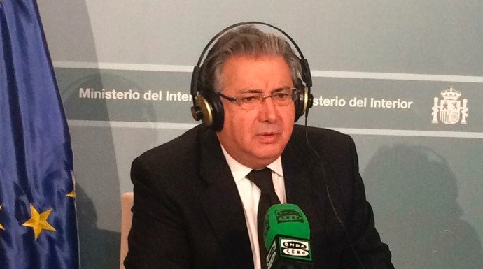 El ministro del Interior, Juan Ignacio Zoido, este martes en Onda Cero.