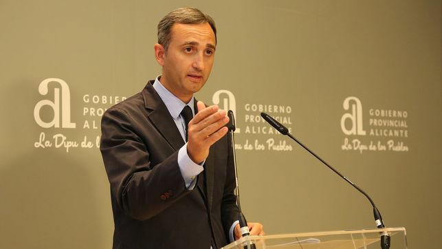 César Sánchez, presidente de la Diputación de Alicante