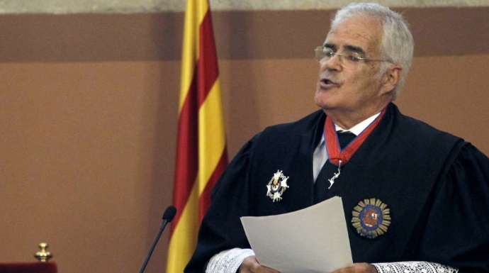 El fiscal jefe de Cataluña, José María Romero de Tejada.