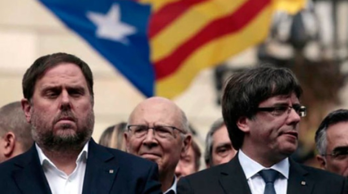 Junqueras y Puigdemont, una campaña a "cara de perro".