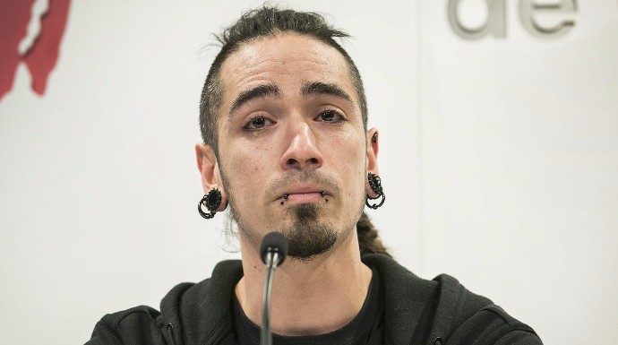 Rodrigo Lanza durante la promoción del documental "Ciutat Morta".