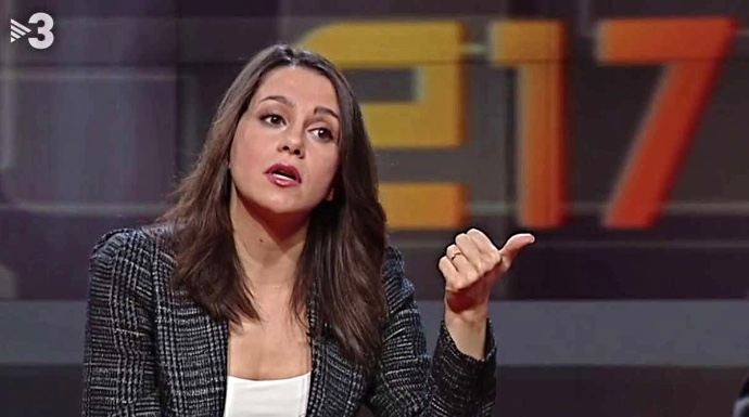 Inés Arrimadas, en TV3.
