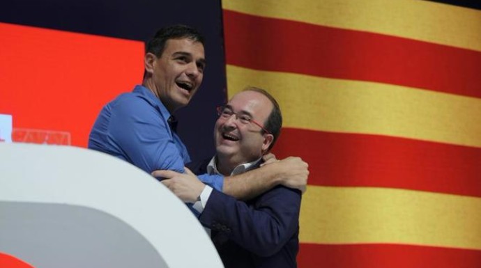 El resultado del candidato del PSC es el del secretario general del PSOE para bien o para mal.