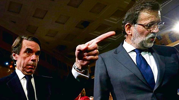 Un nuevo desencuentro entre José María Aznar y Mariano Rajoy.