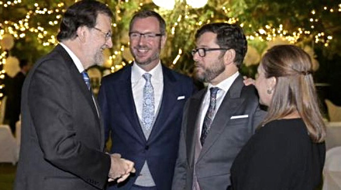 Rajoy, en la boda gay de su vicesecretario general, Javier Maroto