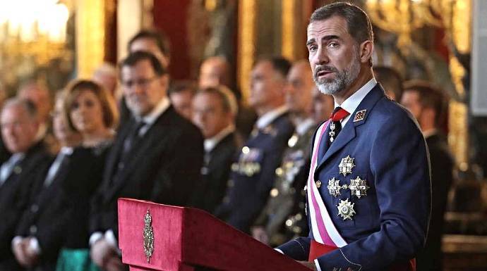 El Rey Felipe VI, en la pasada Pascual Militar.