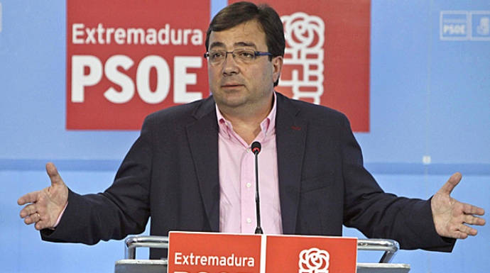 El presidente extremeño, Guillermo Fernández Vara.