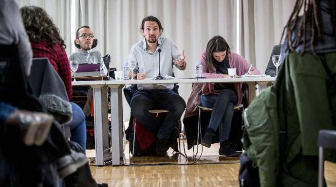 Echenique, Iglesias y Montero, este sábado en el Consejo Ciudadano de Podemos