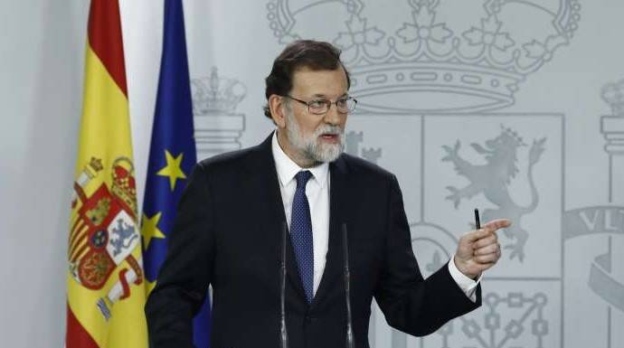 Rajoy, el día que anunció la aplicación del 155