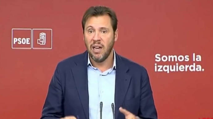 El portavoz de la Ejecutiva del PSOE, Oscar Puente.