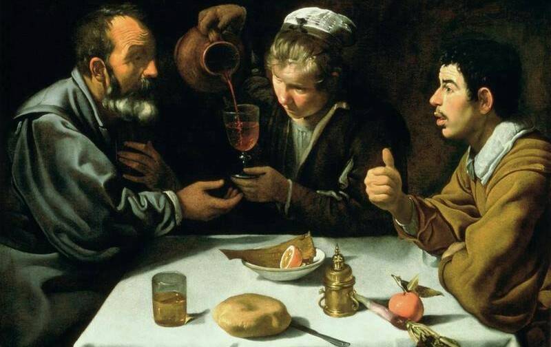 Comida de pícaros, Diego Velázquez.