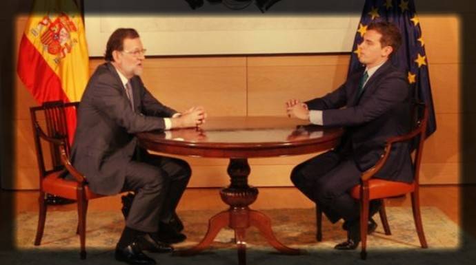 Rajoy y Rivera, en uno de sus encuentros.