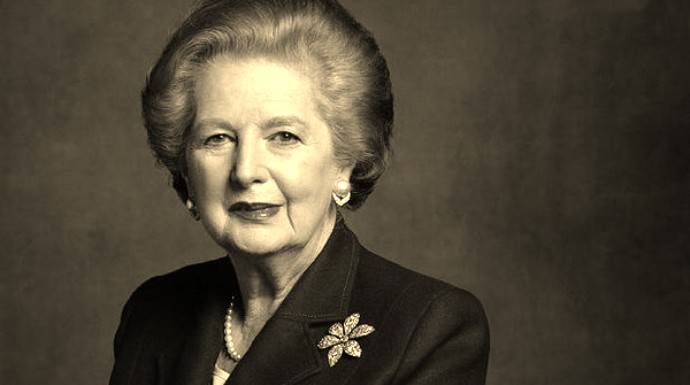 Margaret Thatcher, exprimera Ministra británica