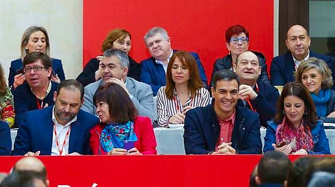 El Comité Federal del PSOE celebrado este sábado en Aranjuez. 