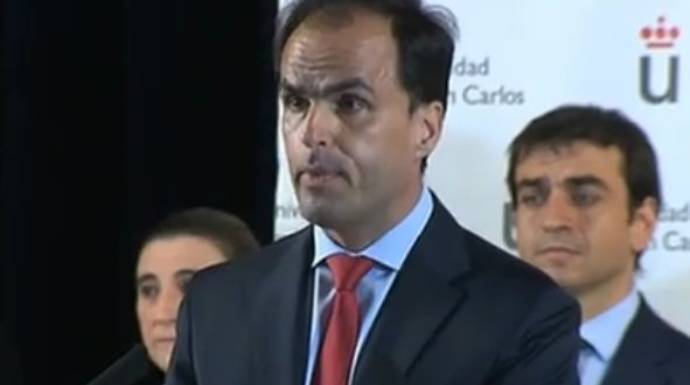 El rector de la URJC, Javier Ramos.