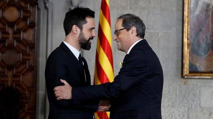 Quim Torra, para la Historia el décimo presidente de la Generalitat. Para el independentismo, el 131.