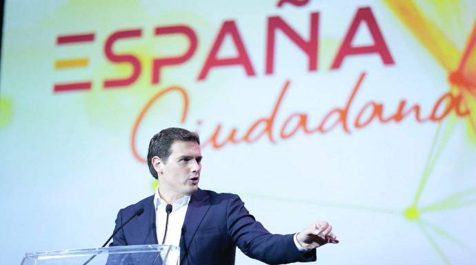 Albert Rivera, en el acto de presentación de la plataforma España Ciudadana.