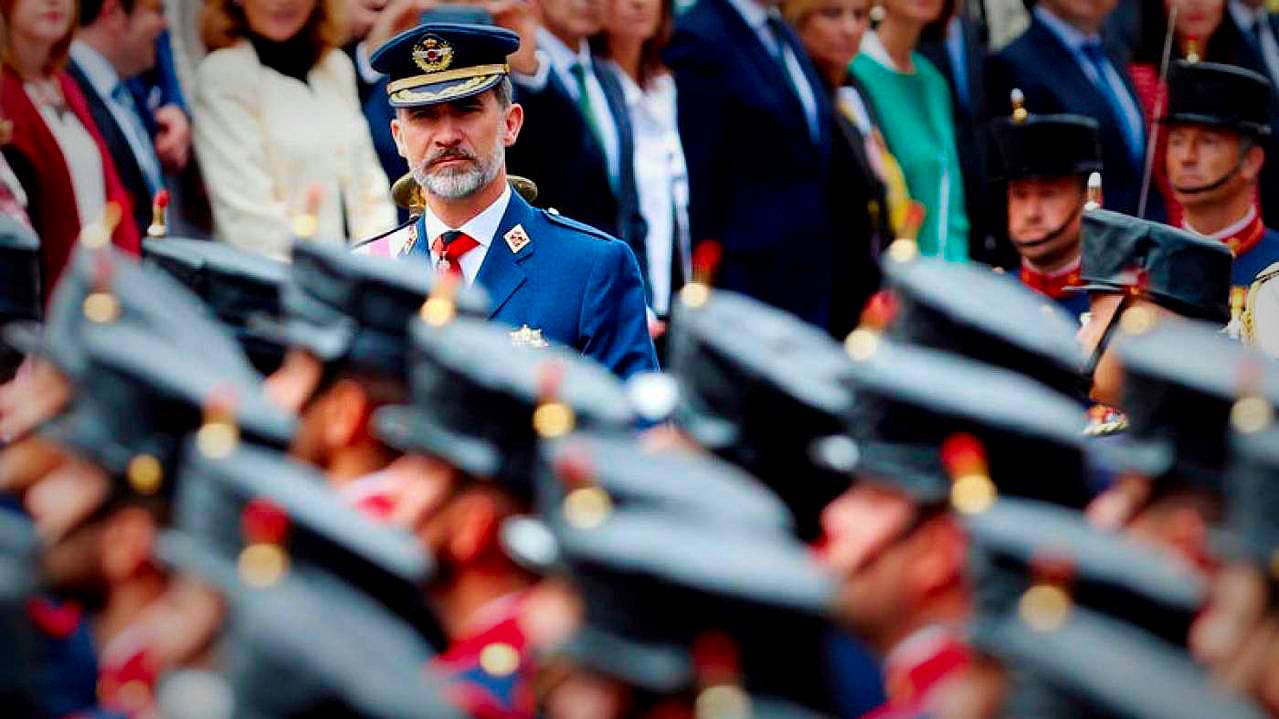 El Rey Felipe en el Día de las Fuerzas Armadas.