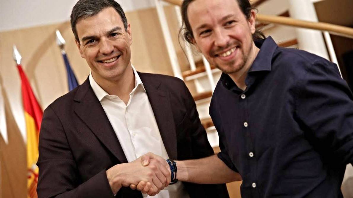 Pedro Sánchez y Pablo Iglesias, en una imagen de archivo.