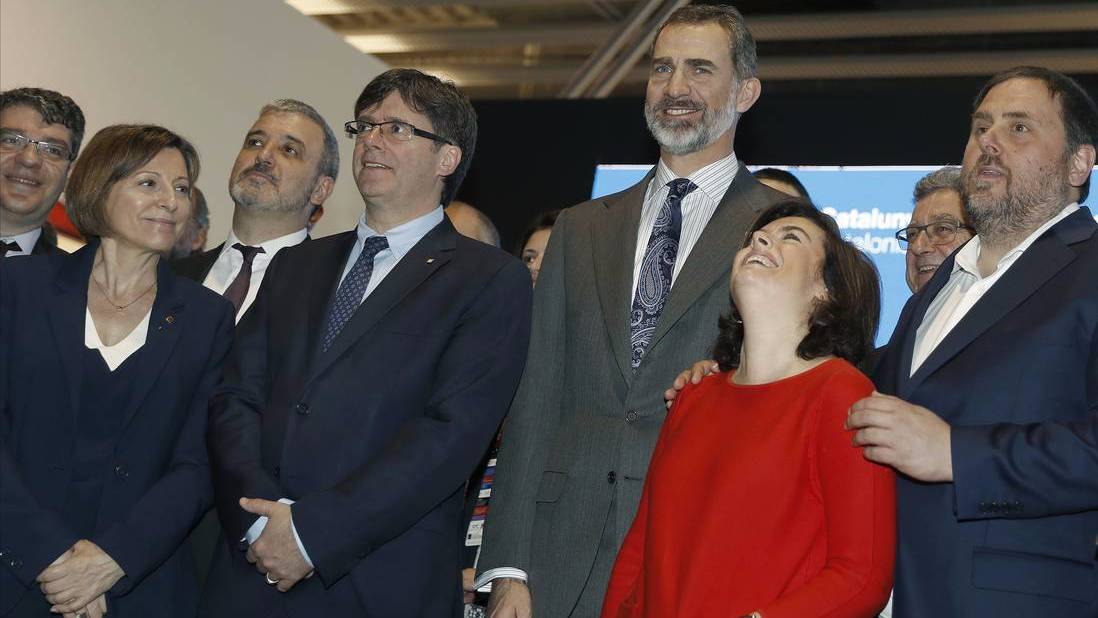 Esta fotografía con Junqueras ha perseguido a la exvicepresidenta.