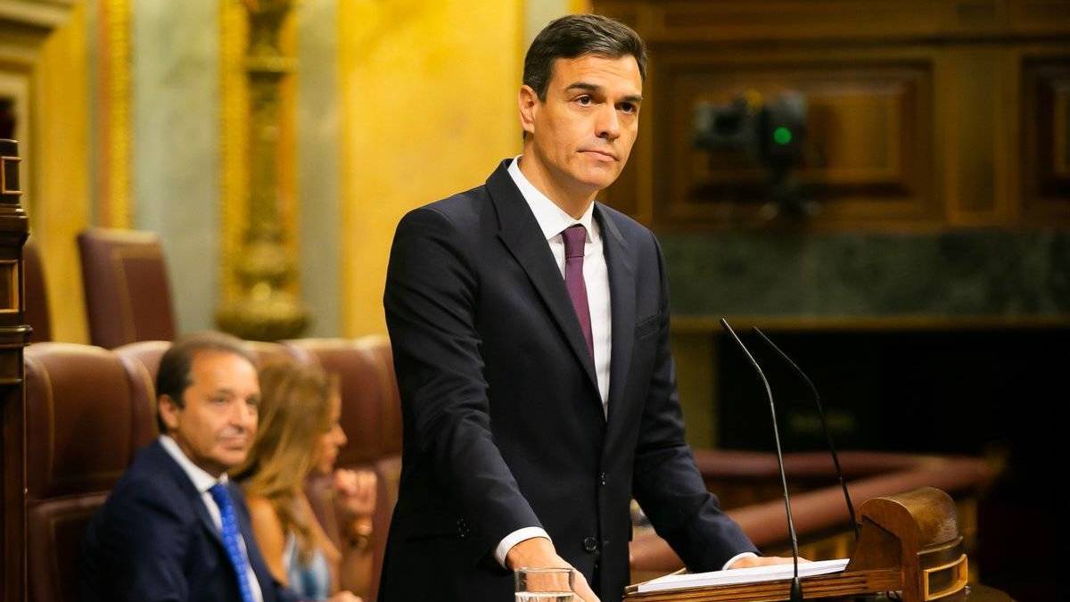 Pedro Sánchez, este martes en el Congreso de los Diputados.