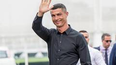 Cristiano Ronaldo pulveriza las redes con una foto nada más llegar al Juventus Stadium