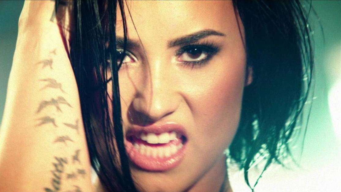 La cantante Demi Lovato.