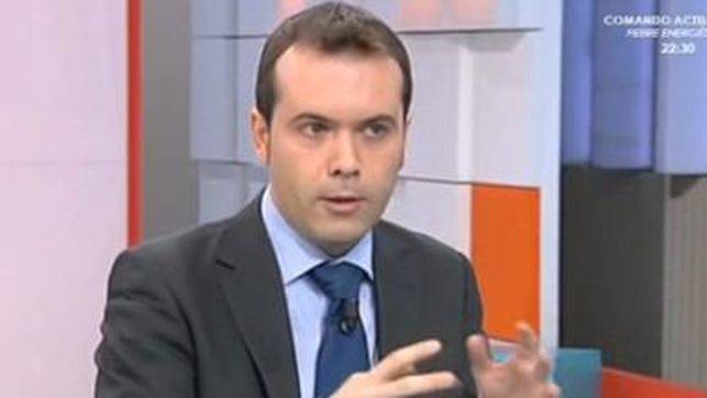 El economista Juan Manuel Rallo, en un programa de televisión.