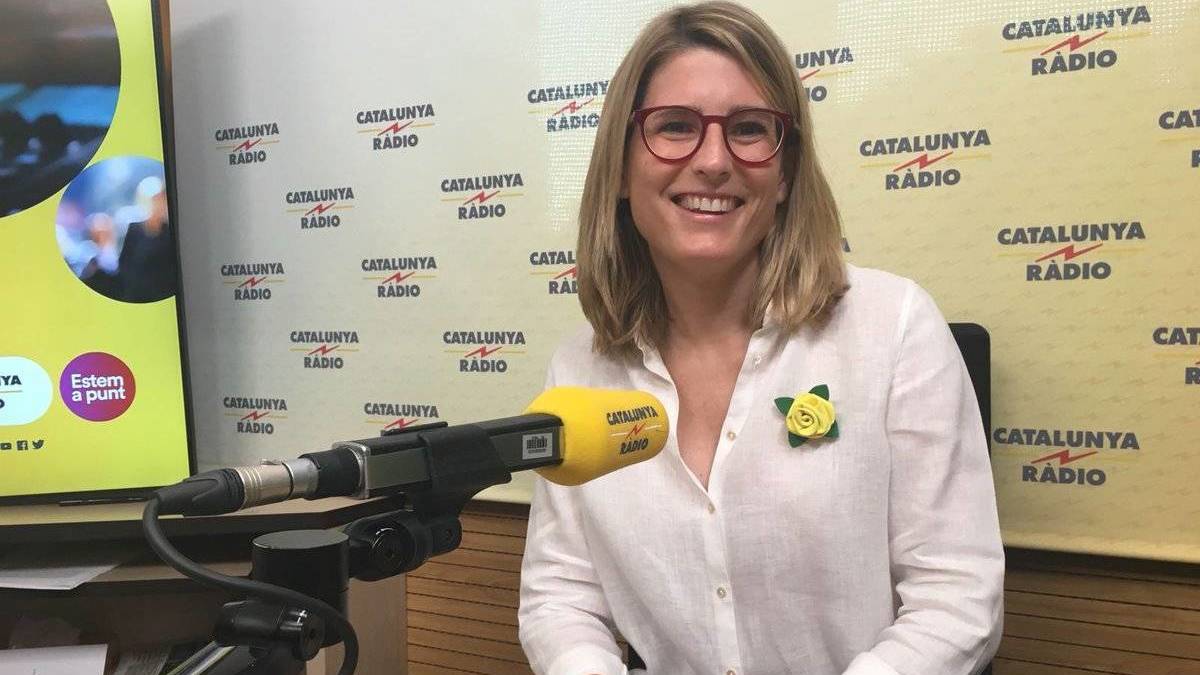 Elsa Artadi, este jueves en Catalunya Radio.