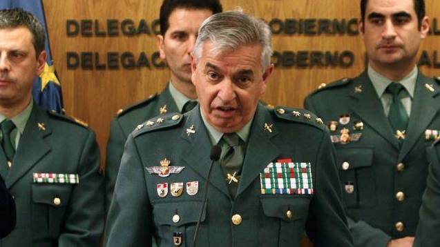 El coronel jefe de la UCO ahora cesado, Manuel Sánchez Corbí.