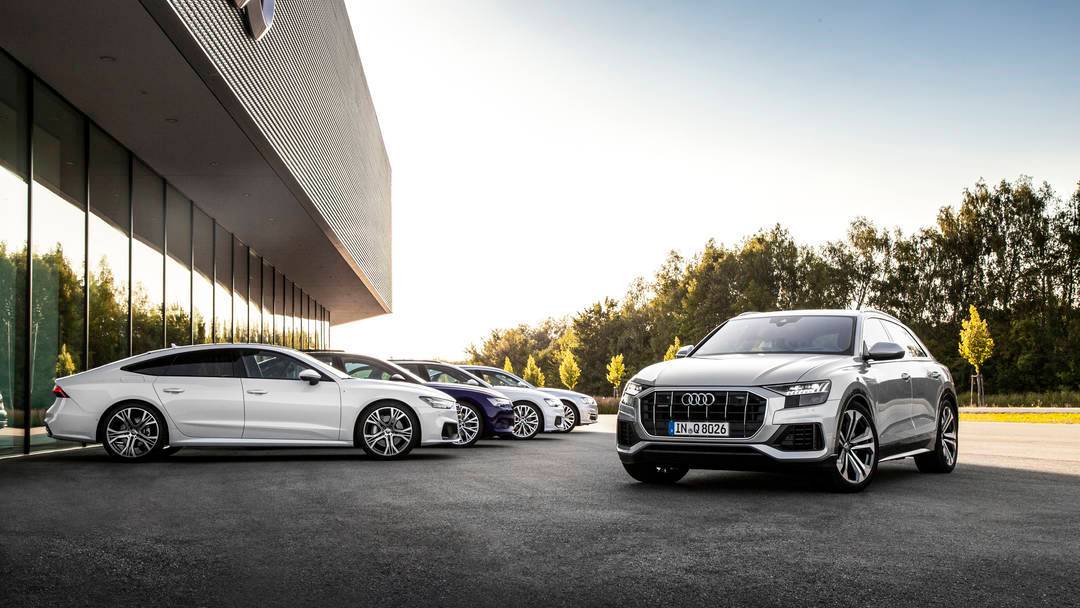 Audi A8, Audi A7, Audi A6 y Audi Q8