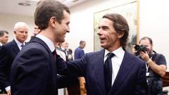 ¿Aznar, Rajoy y Hernández Mancha haciendo campaña juntos con el PP?