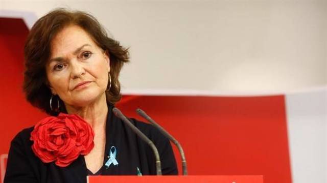 Carmen Calvo usa a La Manada para defender la liberación de los políticos catalanes presos por rebelión