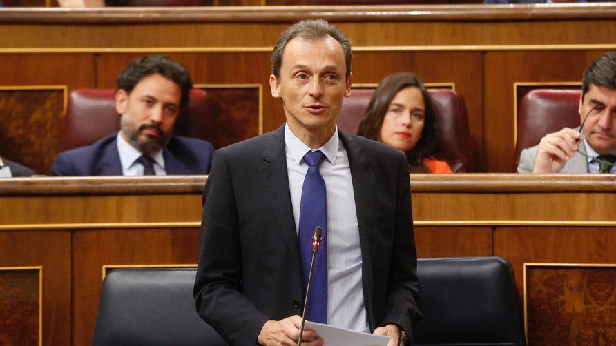 El ministro Pedro Duque, este miércoles en el Congreso de los Diputados.