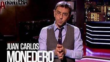 Juan Carlos Monedero, en su programa de televisión.