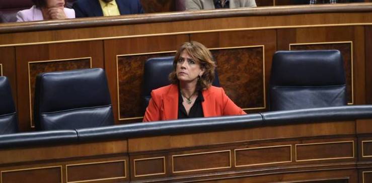 Dolores Delgado, cada vez más sola en el Gobierno de Sánchez.