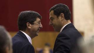 El pacto avanza en Andalucía con una meta: Juanma Moreno presidente y Juan Marín vicepresidente