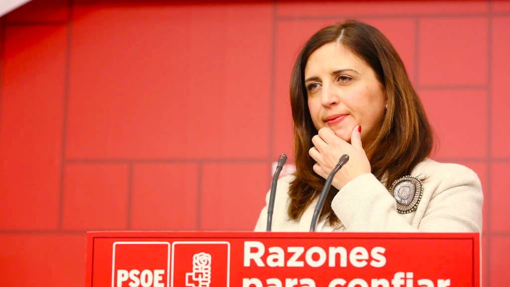 La portavoz del Comité Electoral del PSOE, Ester Peña.