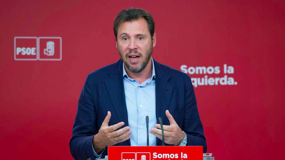 El portavoz de la Ejecutiva del PSOE, óscar Puente.