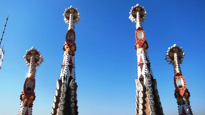 Las torres de la Sagrada Familia