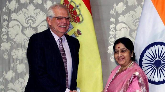 Josep Borrell, este miércoles de viaje oficial a India.